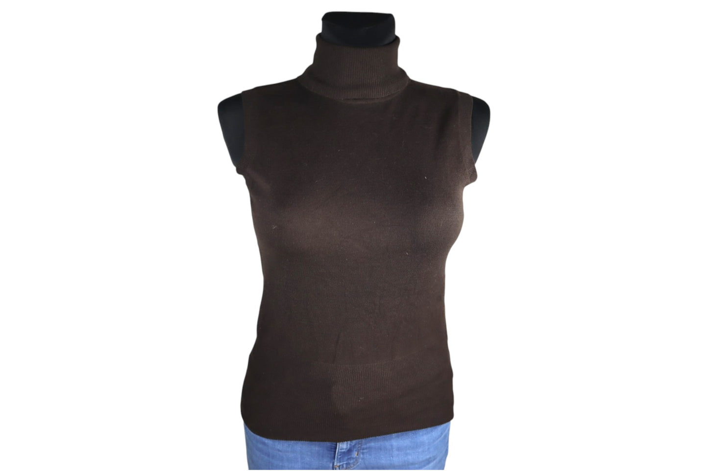 Hnědý rolák bez rukávu