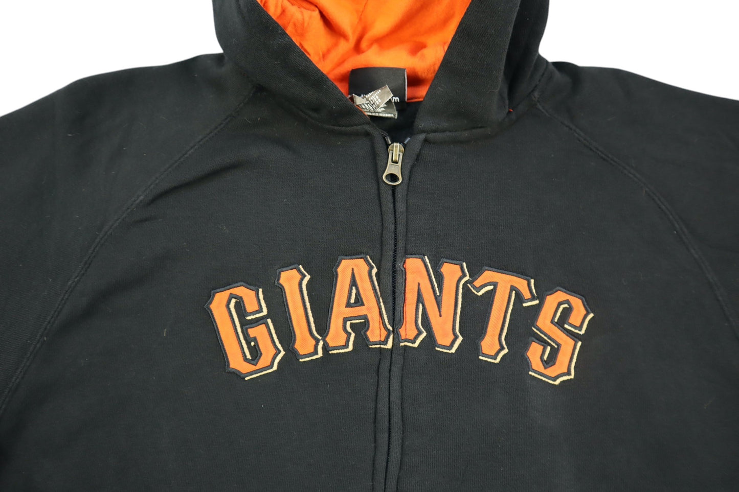 Mikina s oranžovou kapucí