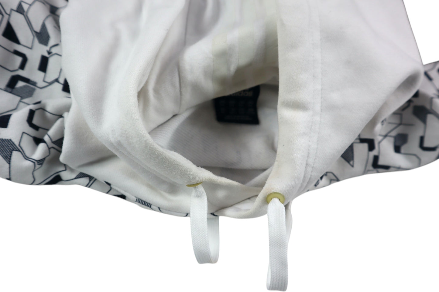 Bílá mikina s potiskem