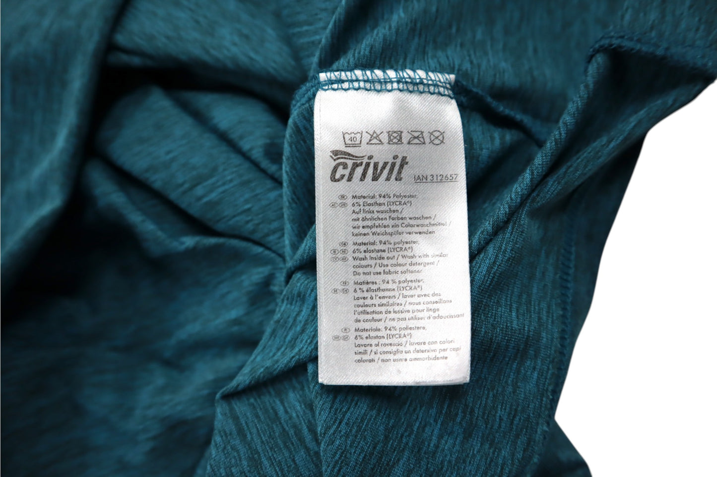 Sportovní tyrkysové tričko