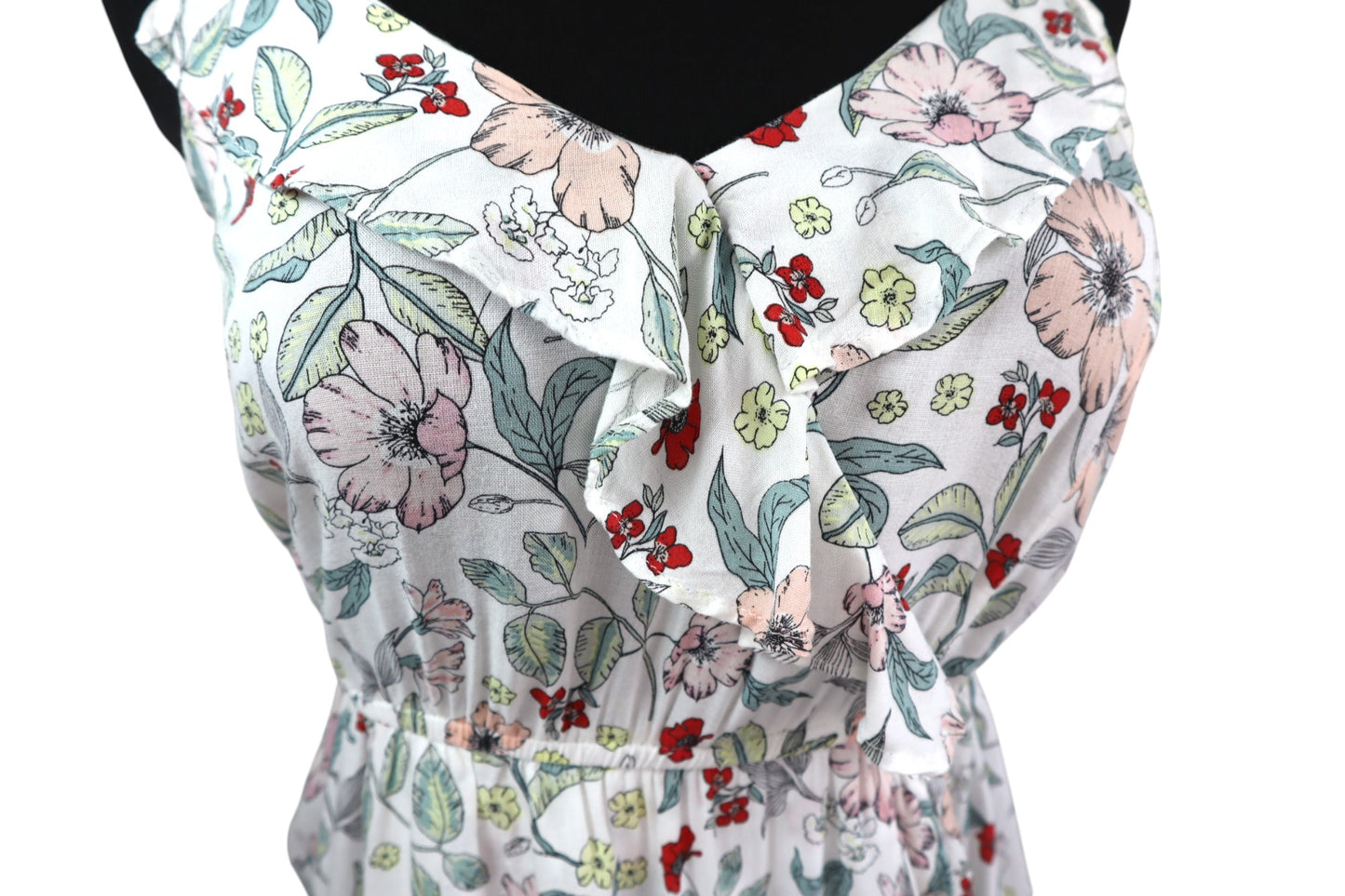 Květované šaty na ramínka