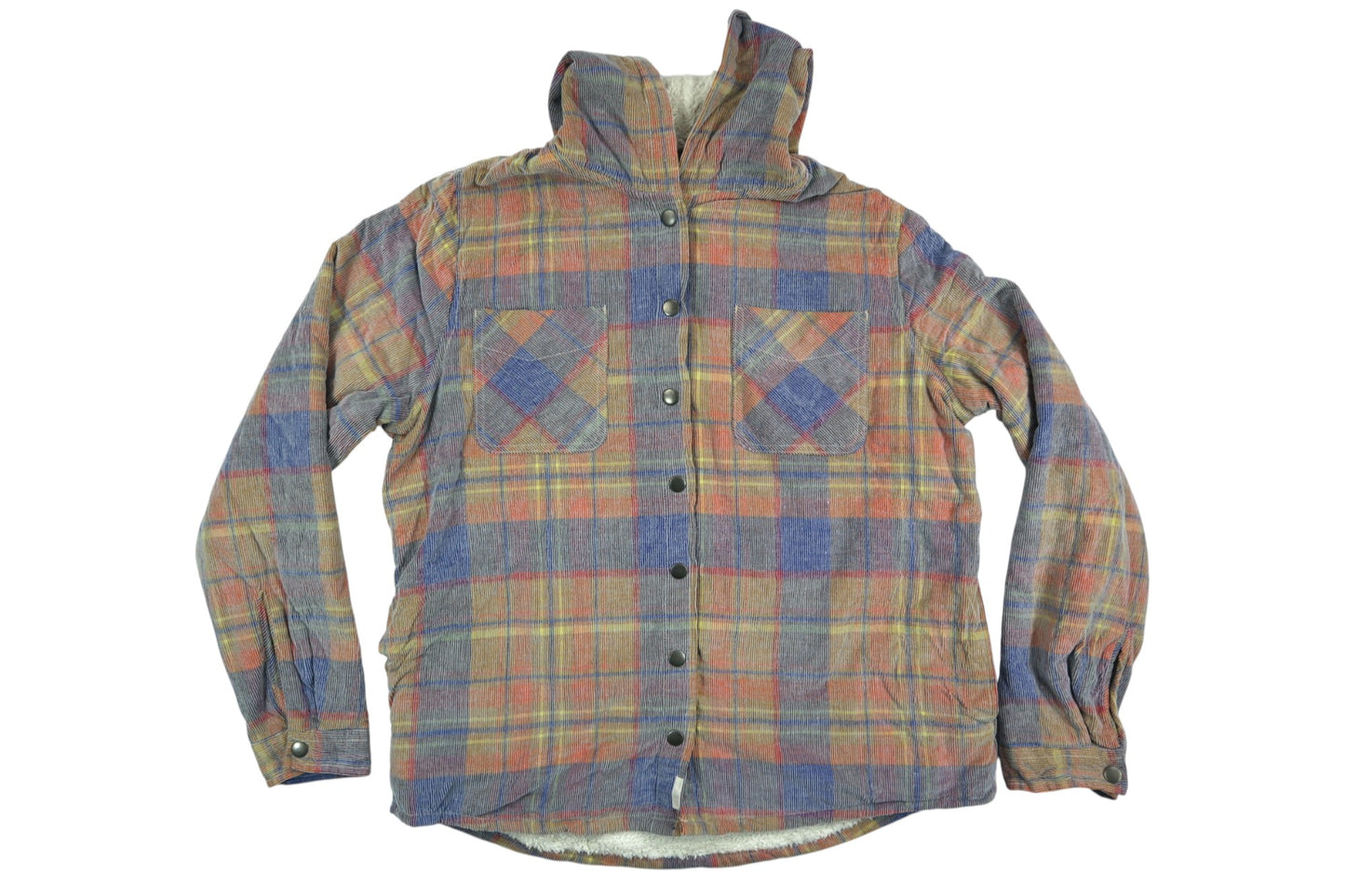 Barevná košile s kapucí