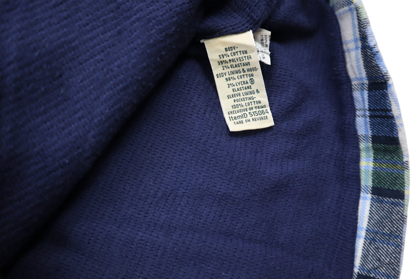 Modrá košile s kapucí