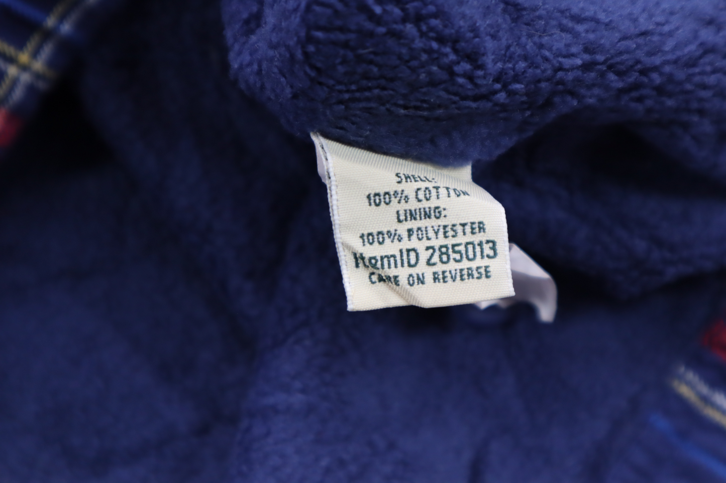 Červeno-modrá kostkovaná košile