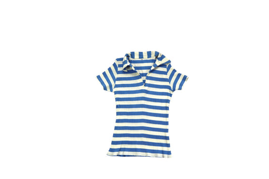 Přiléhavé tričko s límečkem