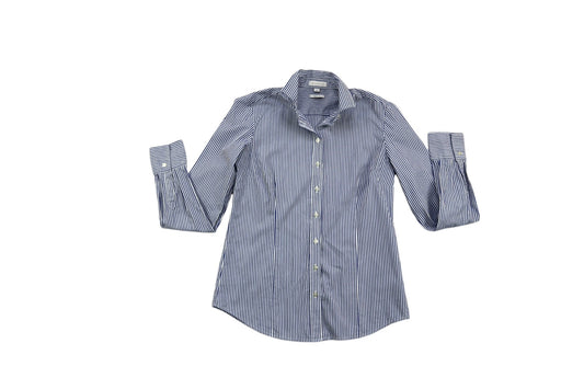 Modrá proužkovaná košile