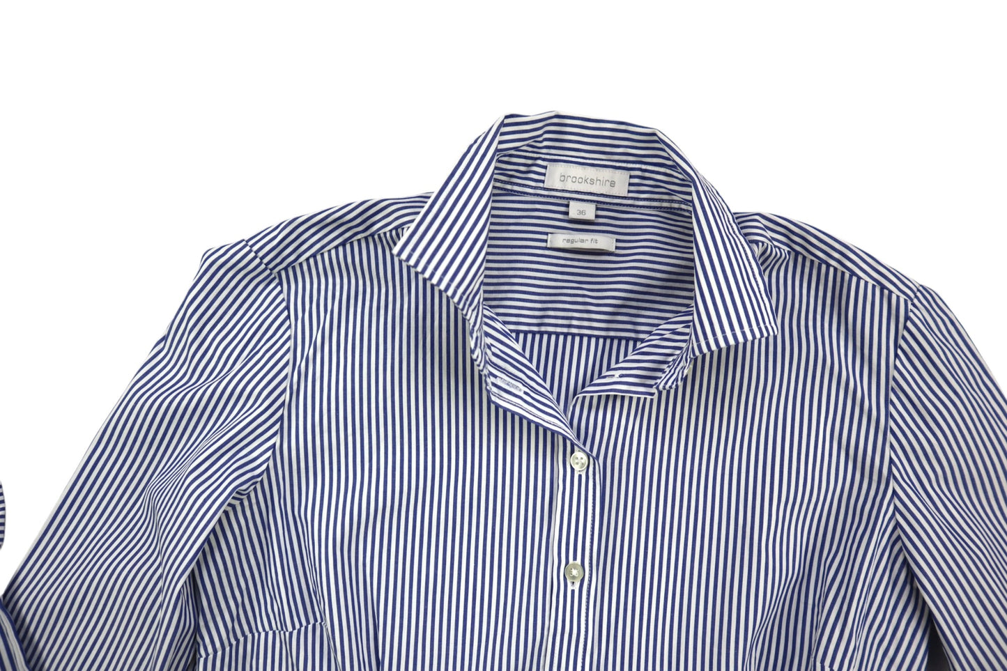 Modrá proužkovaná košile