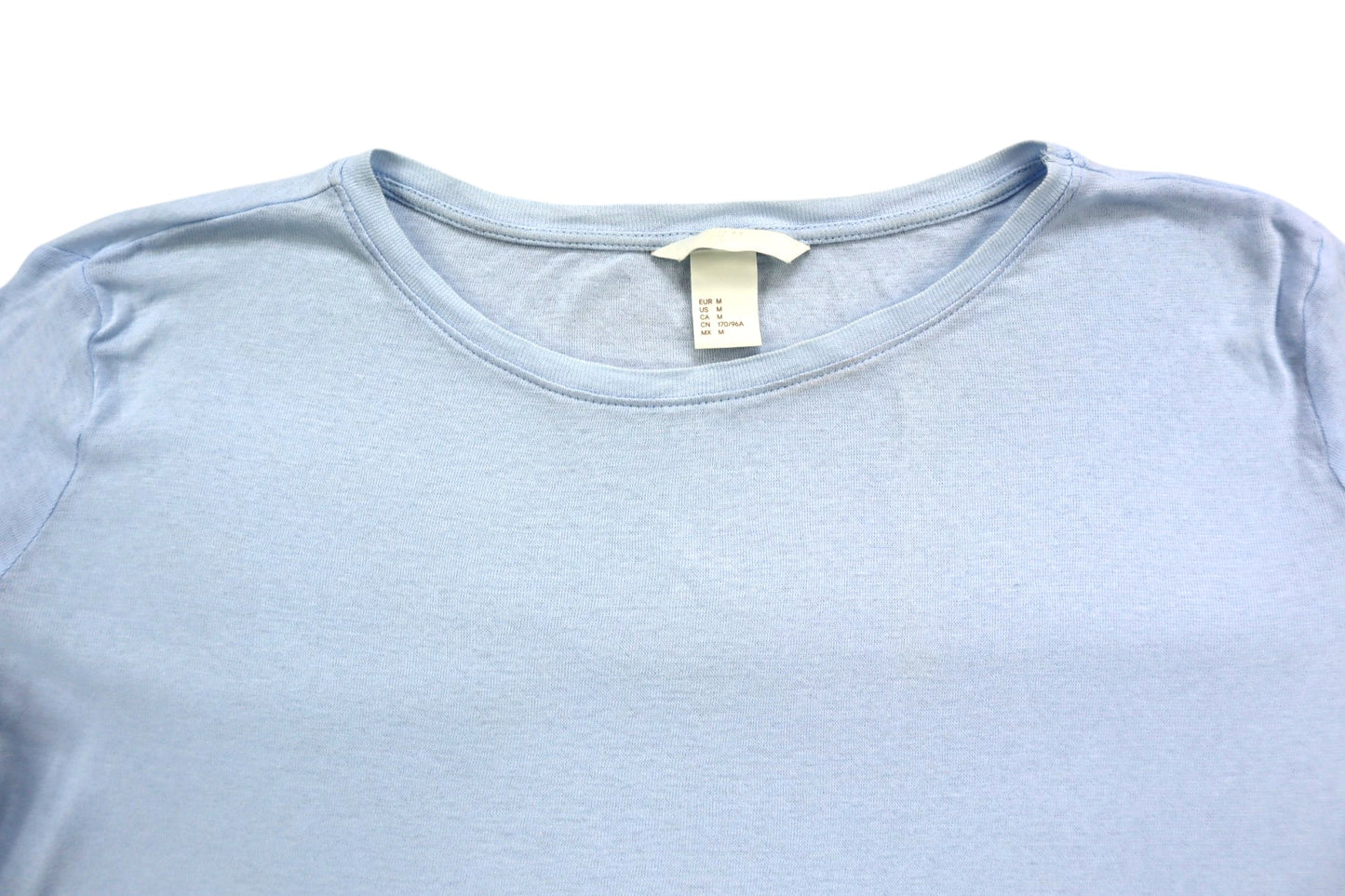 Modré tričko s volánky