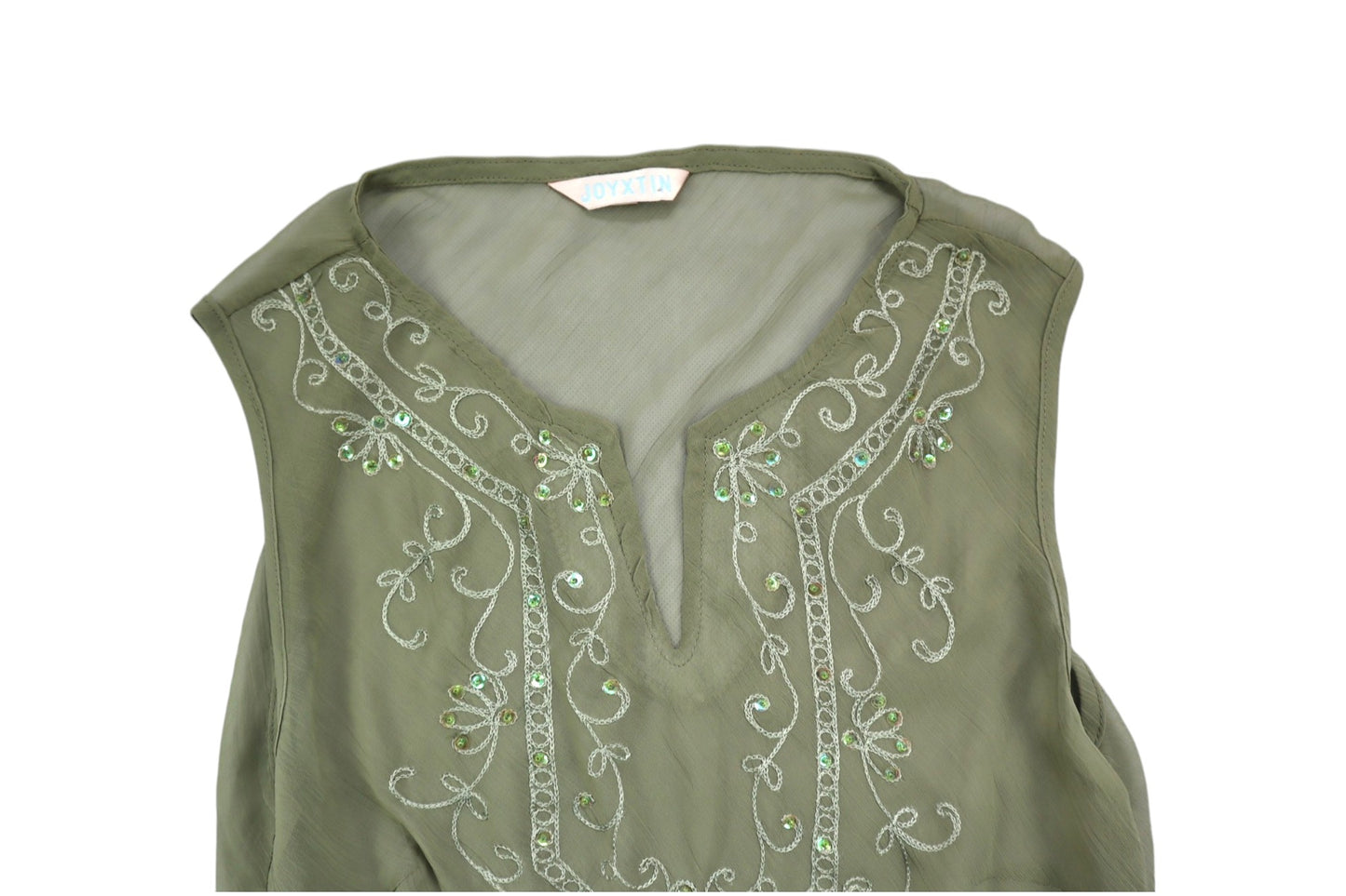 Průsvitné dlouhé tílko