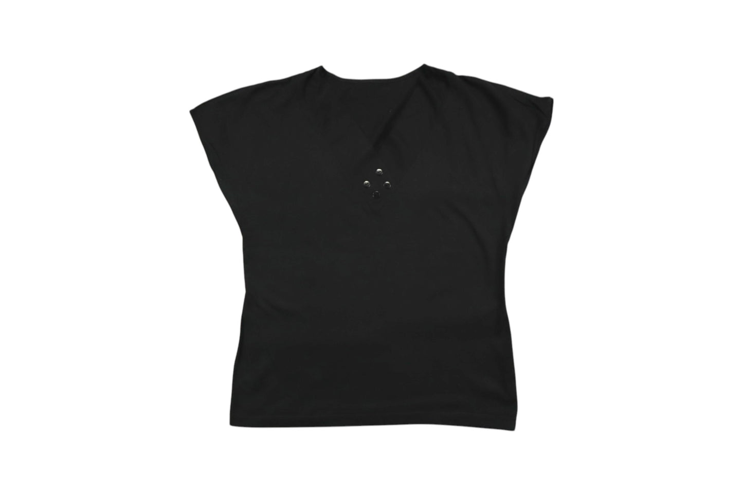 Černá halenka do V