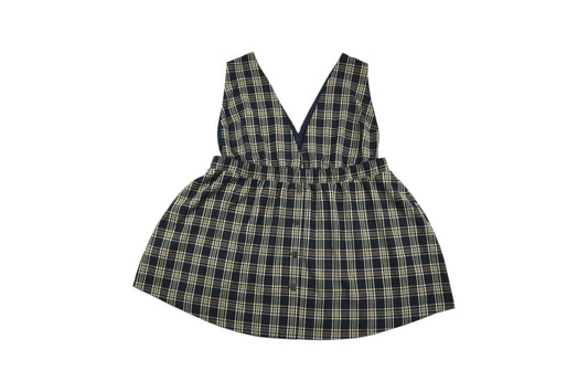 Kostkované šaty s knoflíky