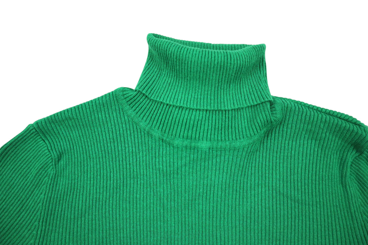 Zelený přiléhavý rolák