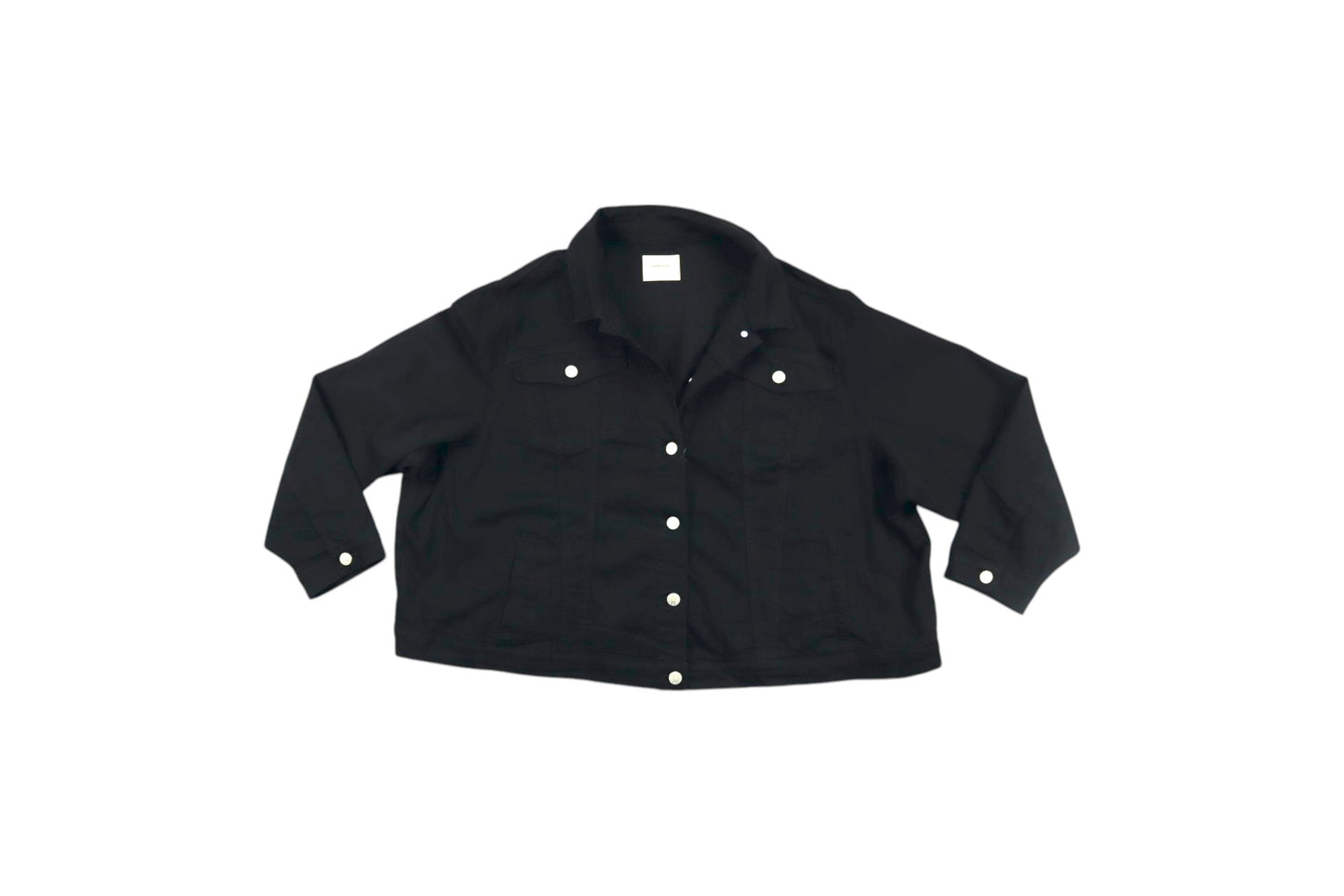 Černá džínová bunda