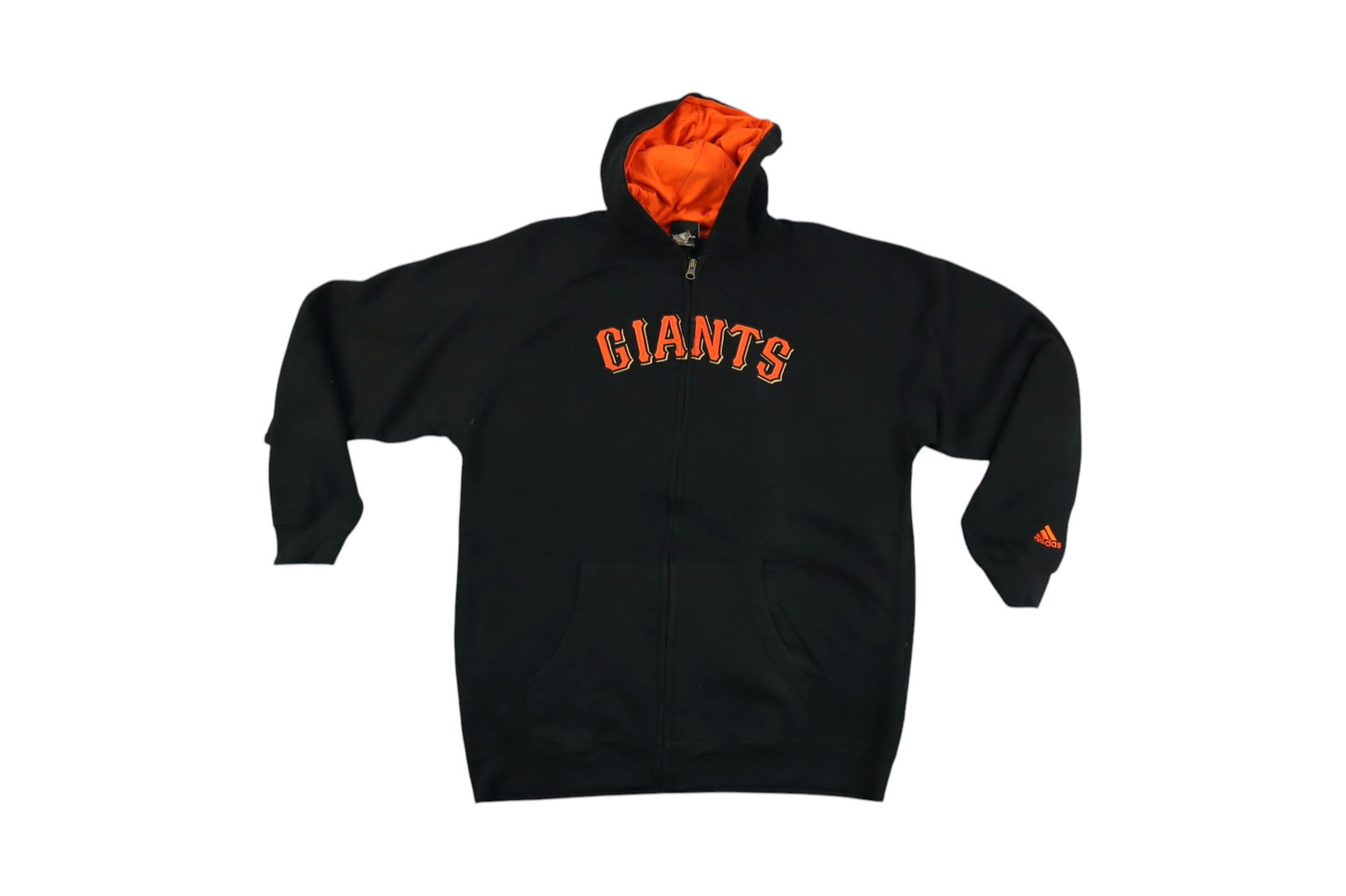 Mikina s oranžovou kapucí