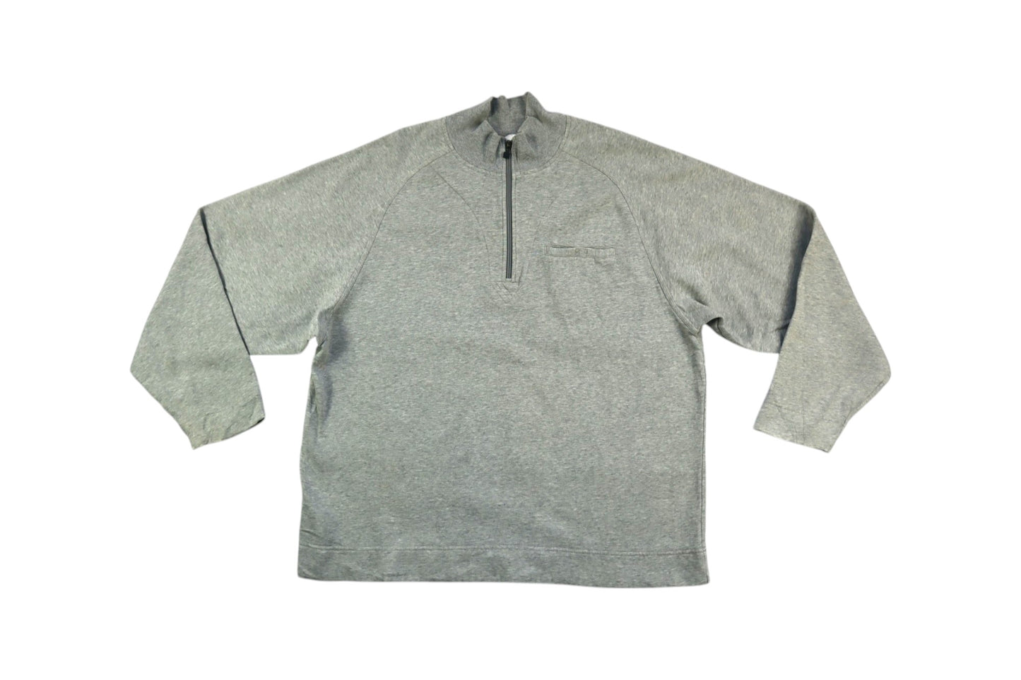 Šedá mikina se zipem