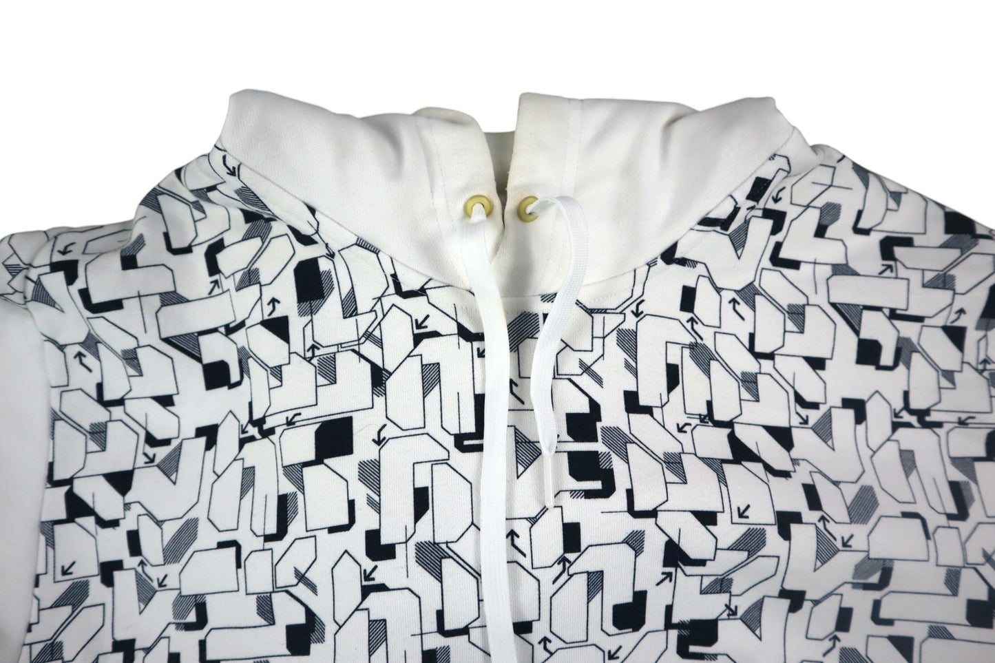 Bílá mikina s potiskem