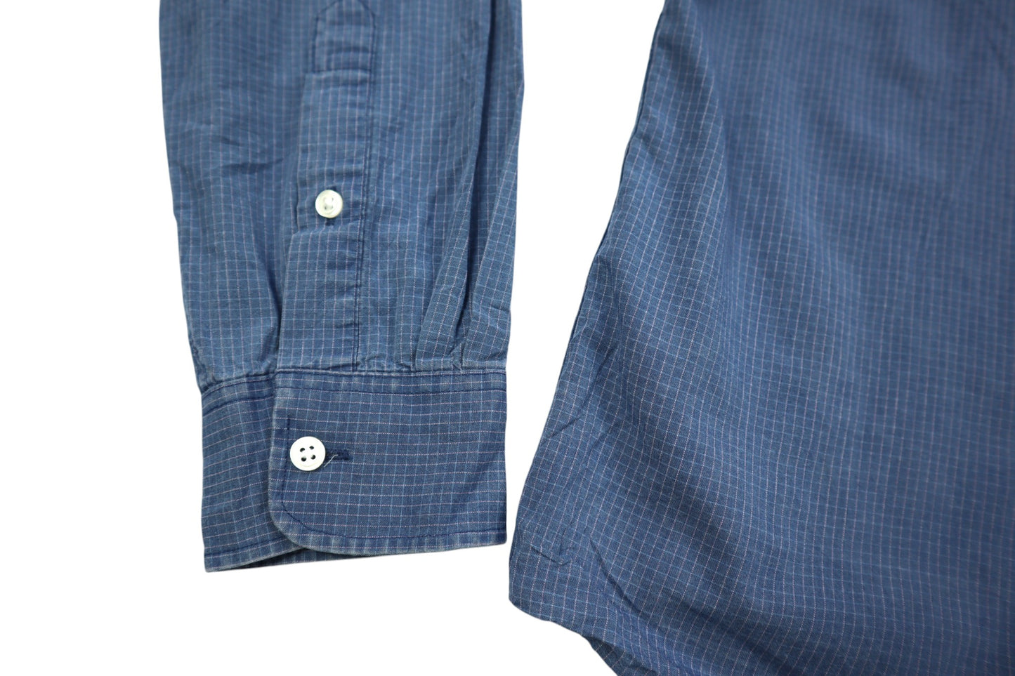 Modrá košile s jemným vzorem