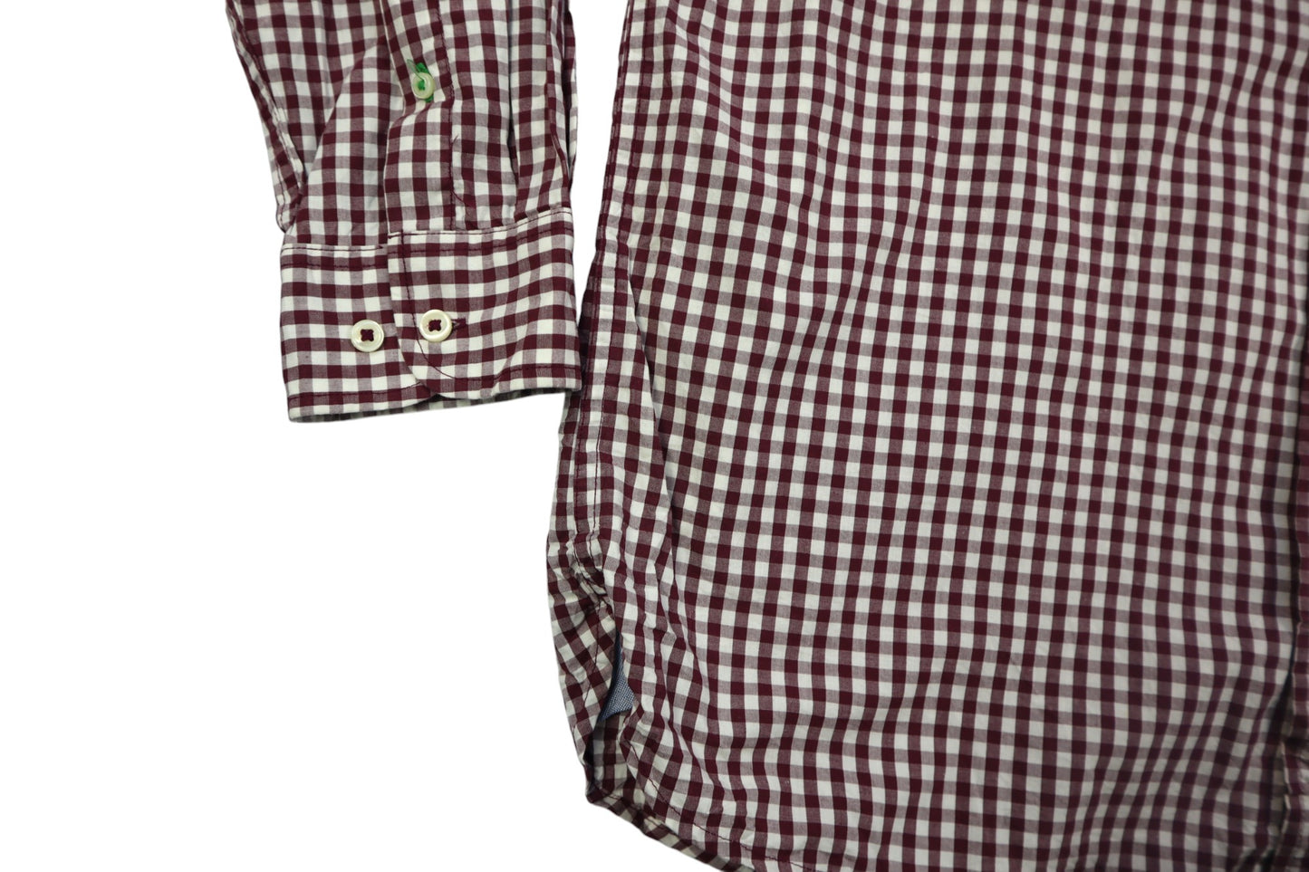 Červená kostkovaná košile