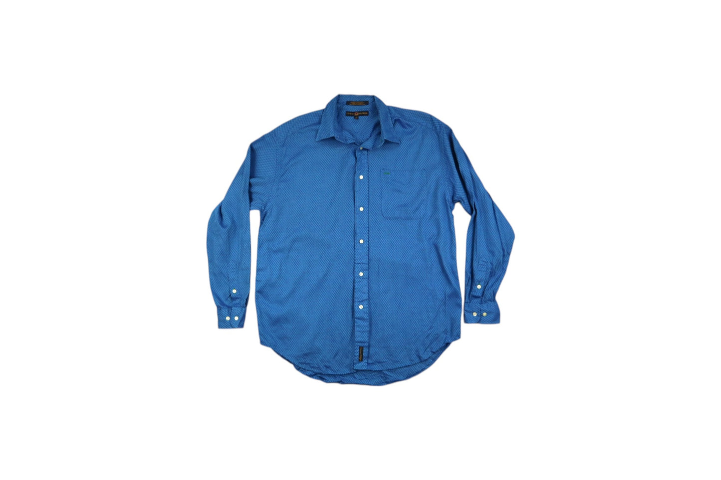 Modrá košile s jemným vzorem