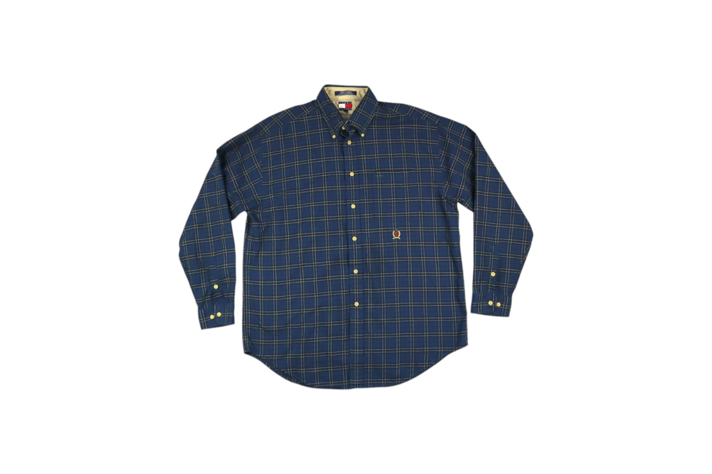 Modrá kostkovaná košile