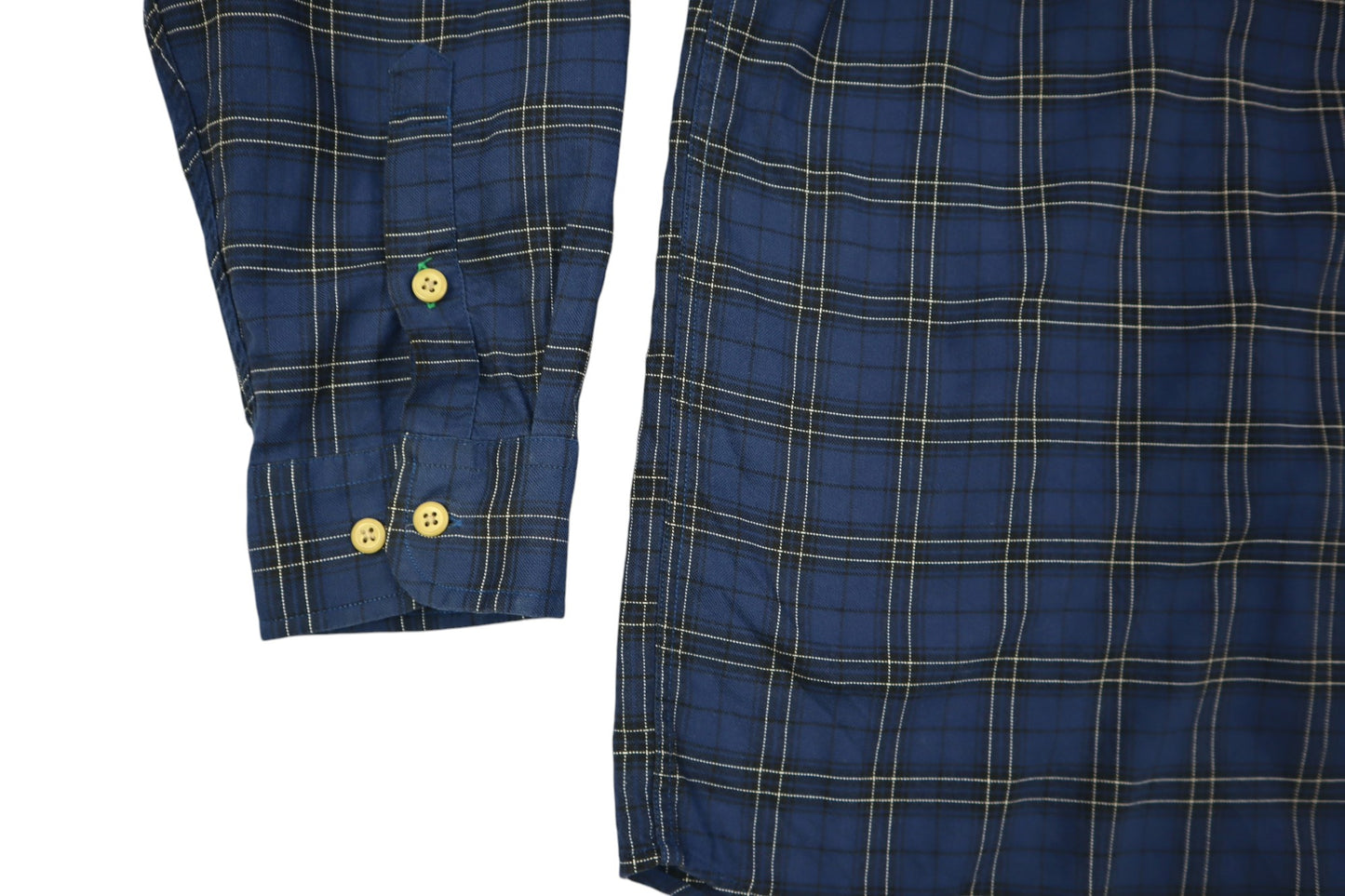 Modrá kostkovaná košile