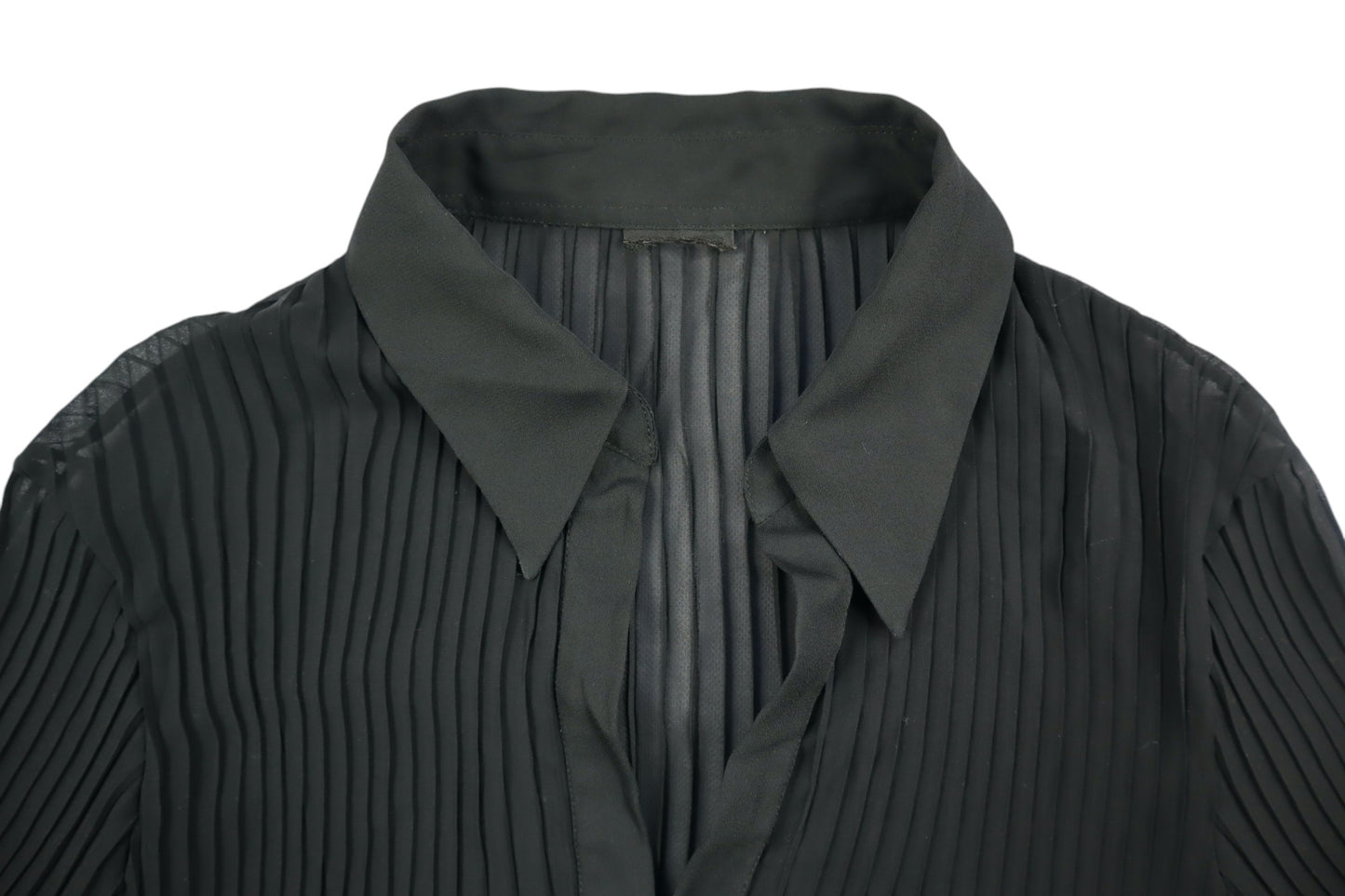 Průsvitné tričko s límečkem