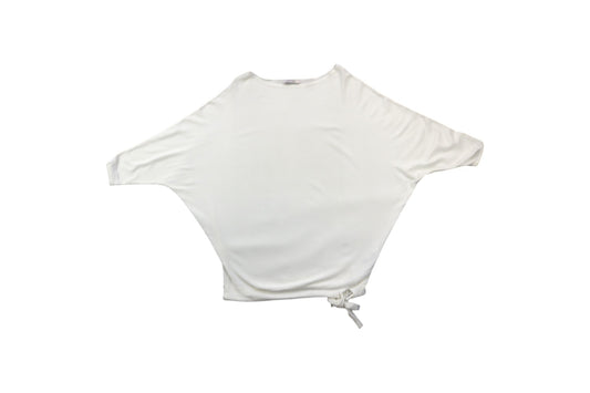 Bílý zavazovací top