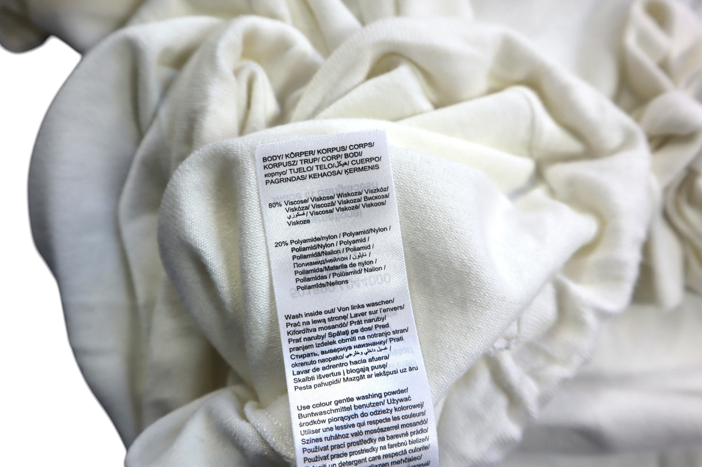 Bílý zavazovací top