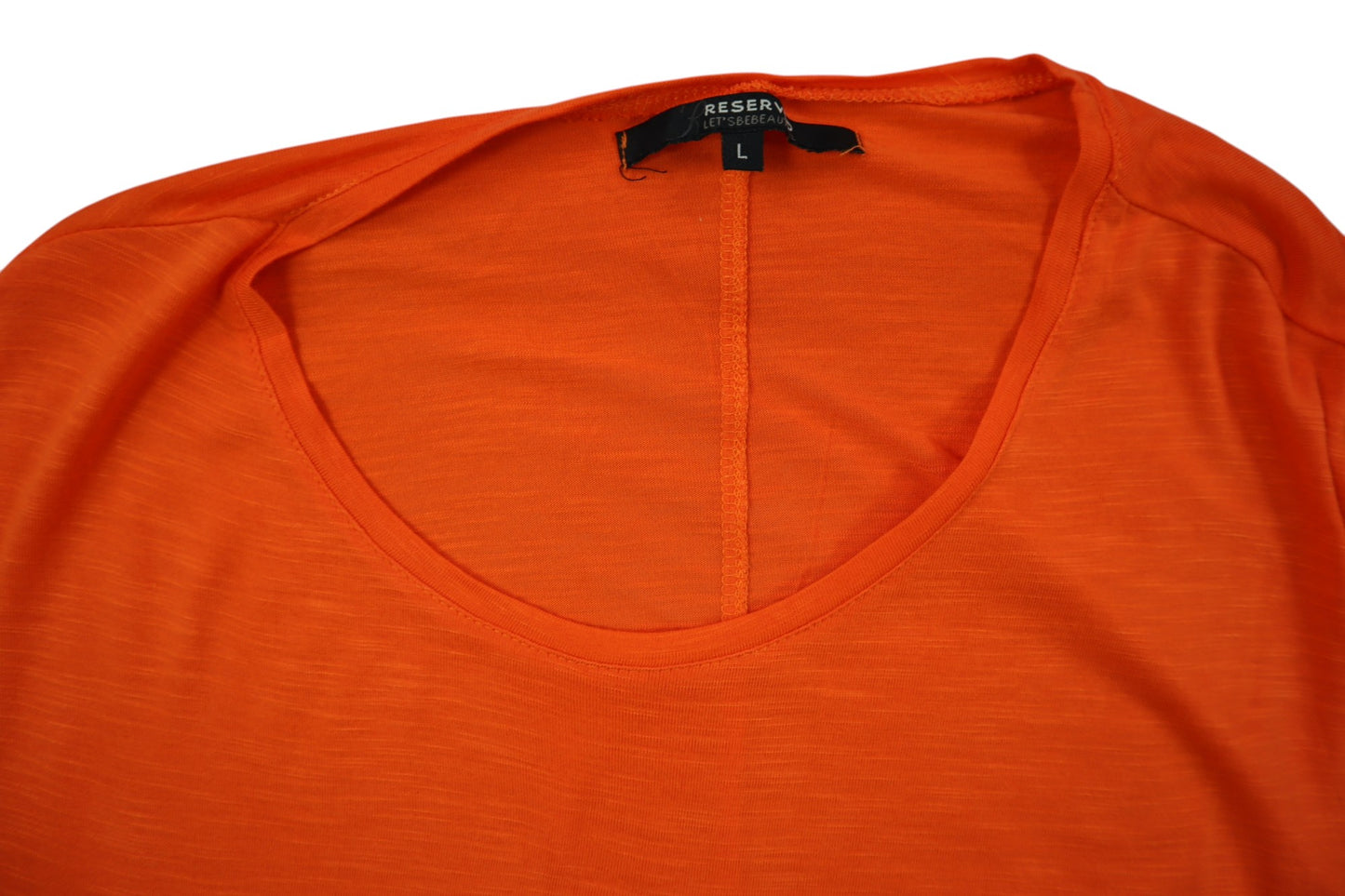 Oranžový splývavý top