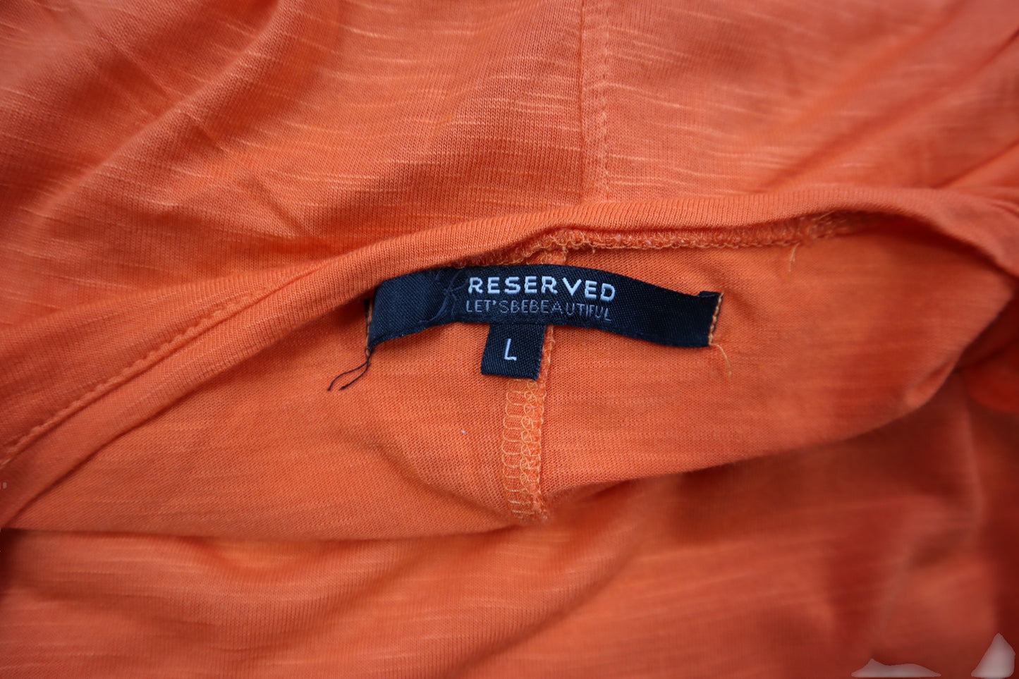 Oranžový splývavý top