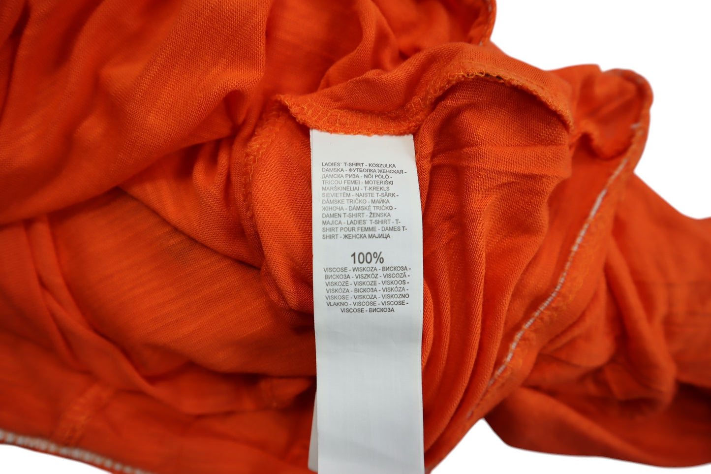 Oranžový splývavý top