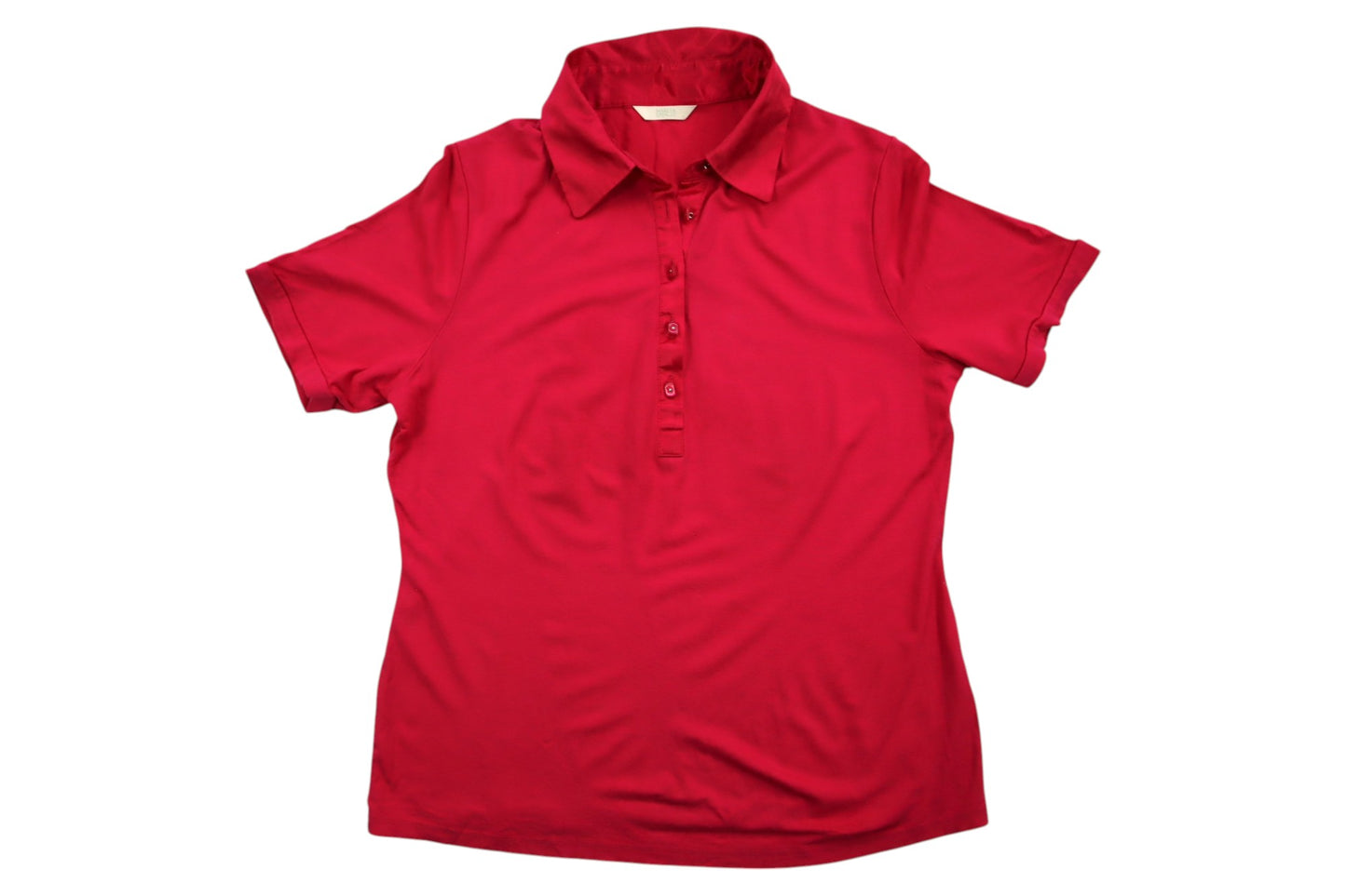 Fuchsiové tričko s límečkem