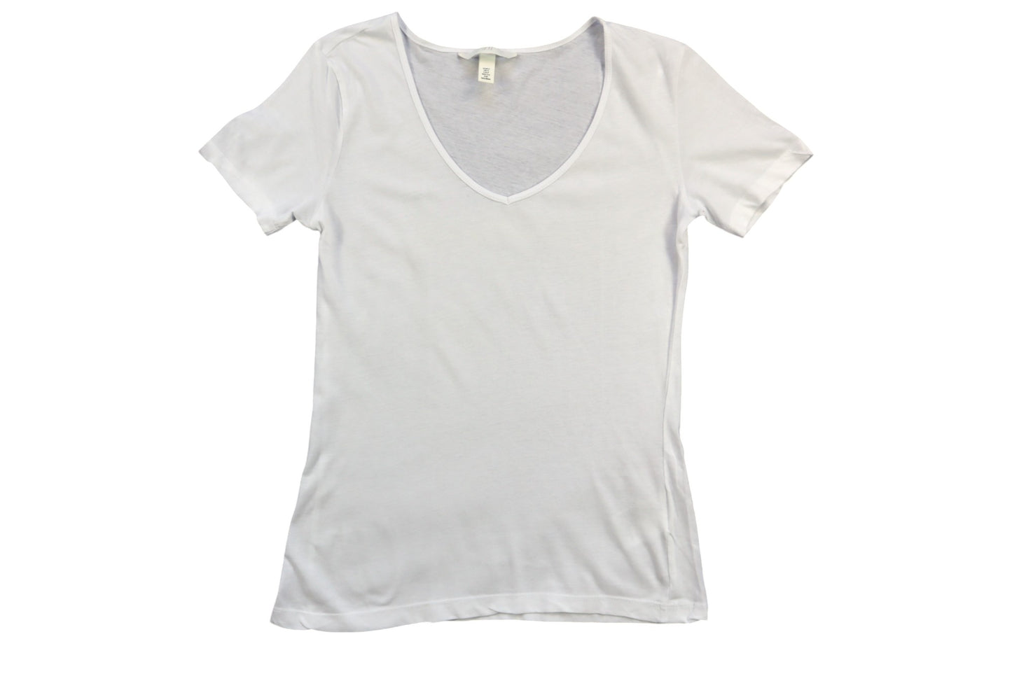 Bílé tričko do V
