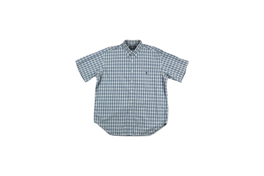 Kostkovaná košile s krátkým rukávem