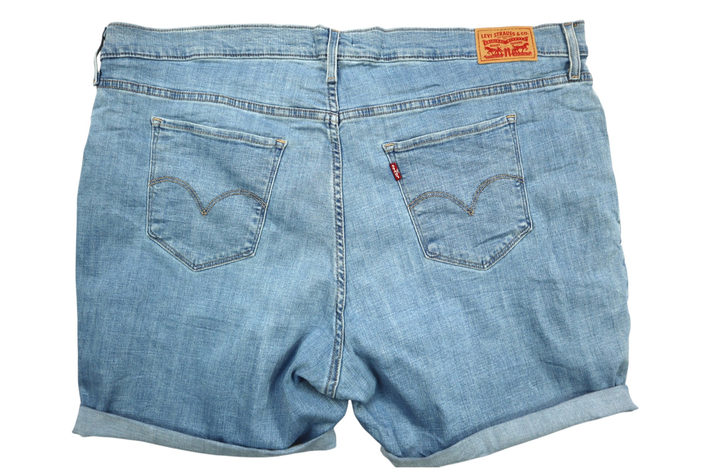 Světlé džínové kraťasy