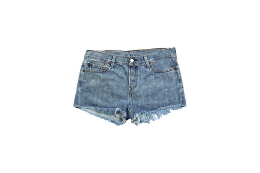 Světle modré roztřepané