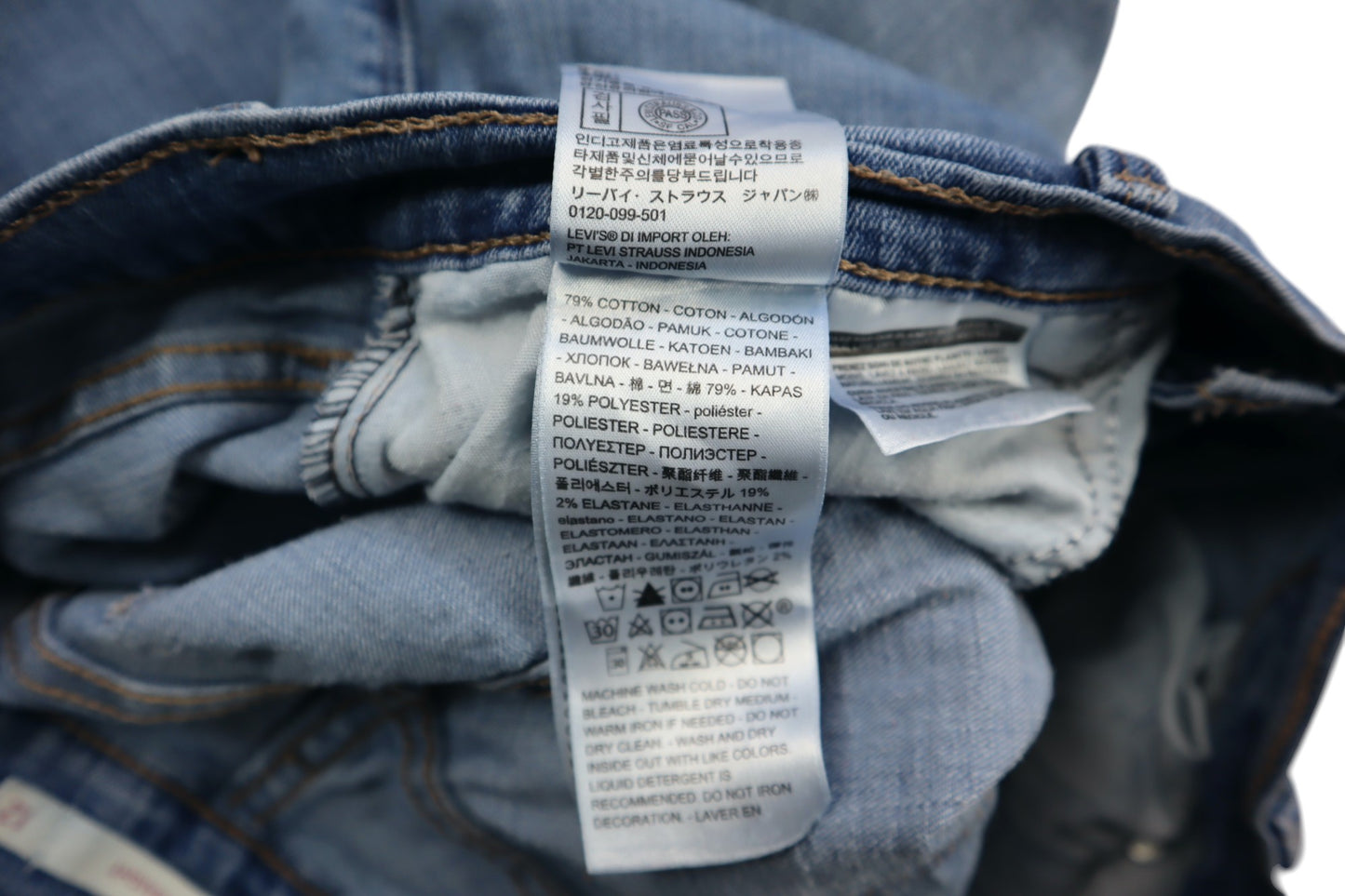 Světlé 505 džíny