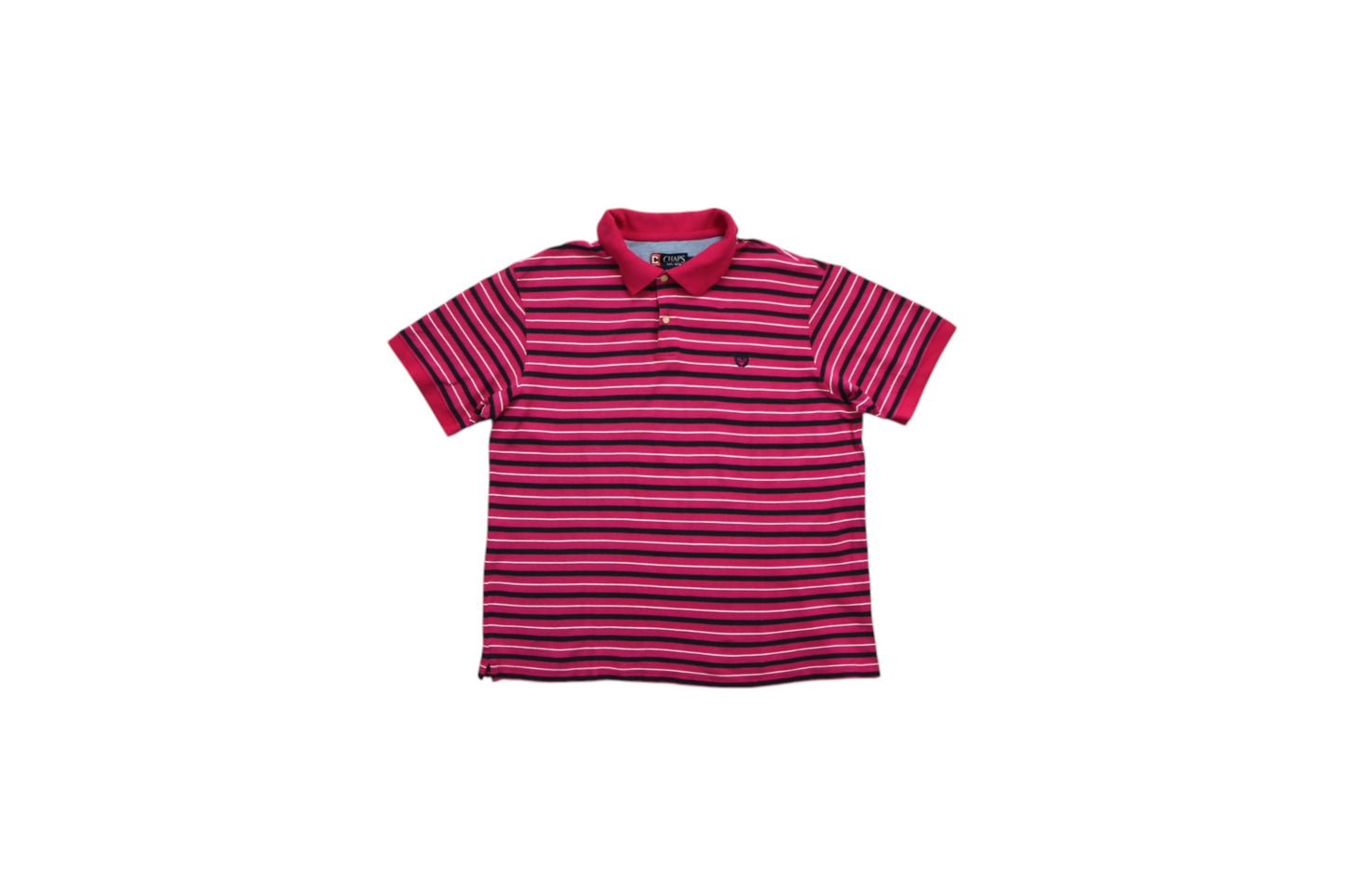 Růžové pruhované polo