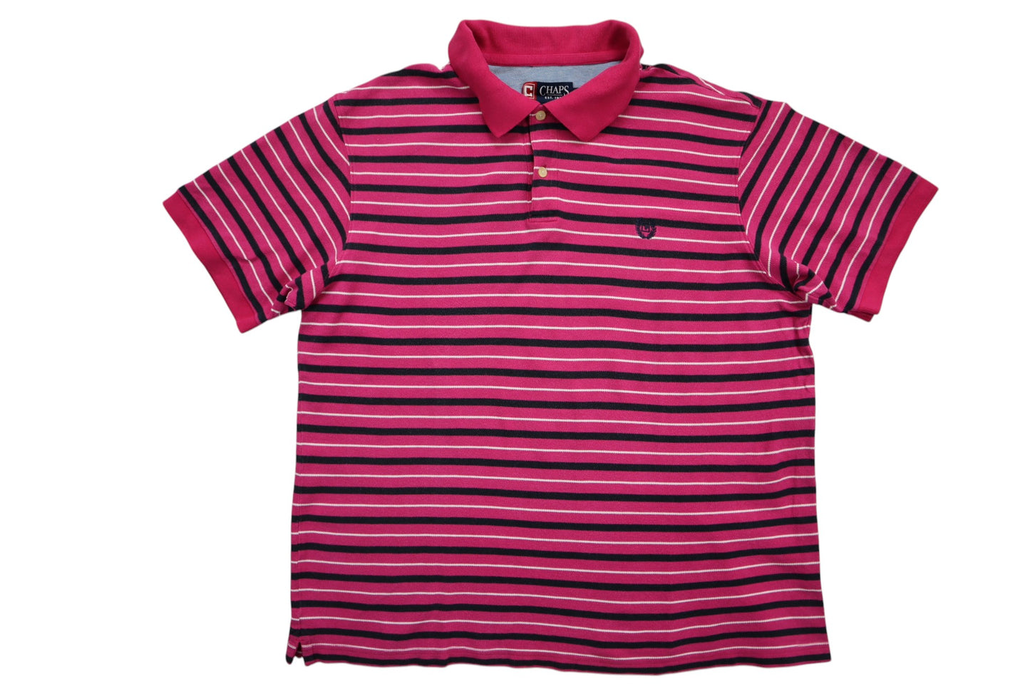 Růžové pruhované polo
