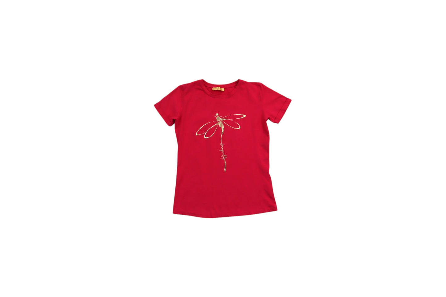 Růžové tričko s potiskem