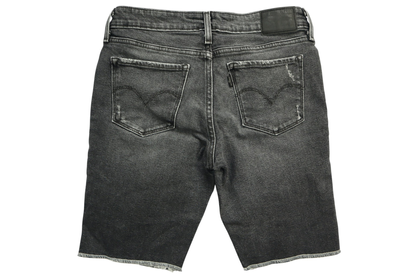 Šedé džínové kraťasy