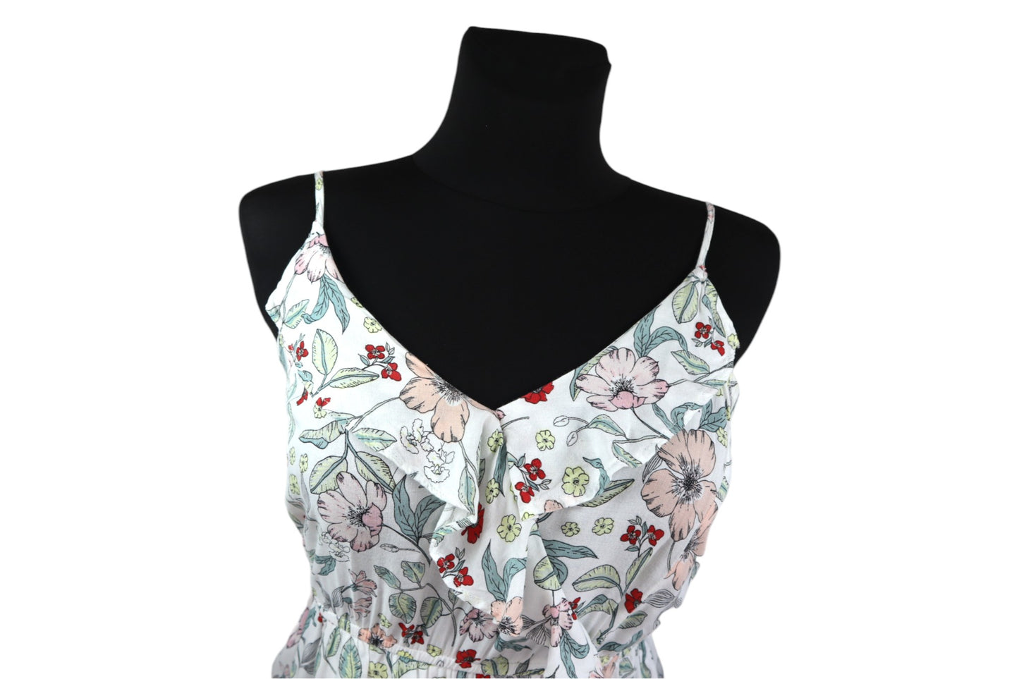 Květované šaty na ramínka