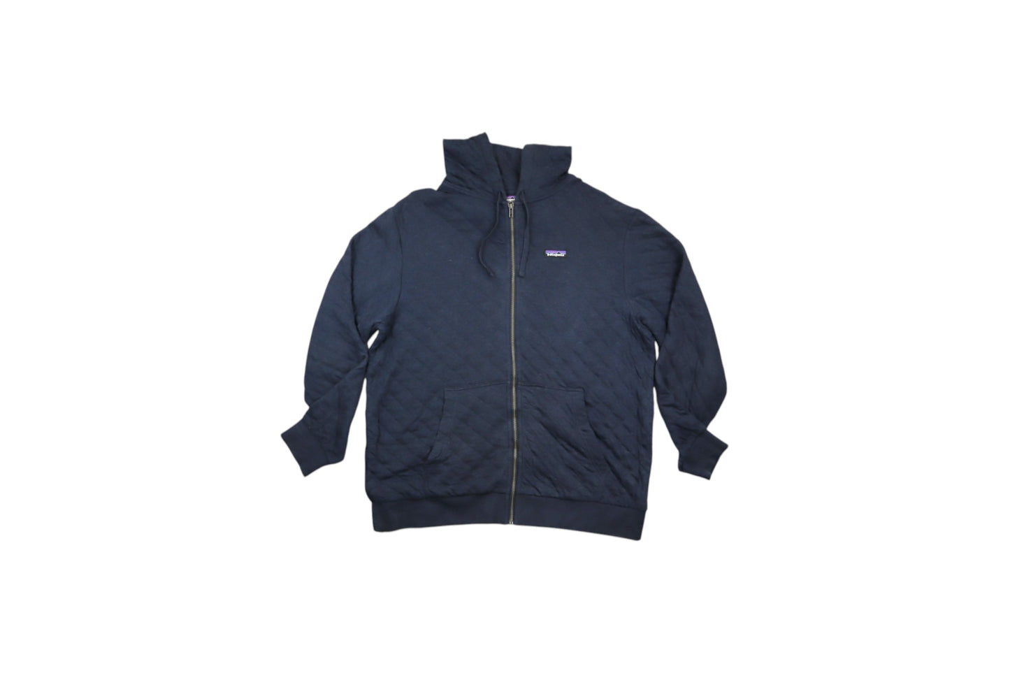 Modrá mikina s prošíváním