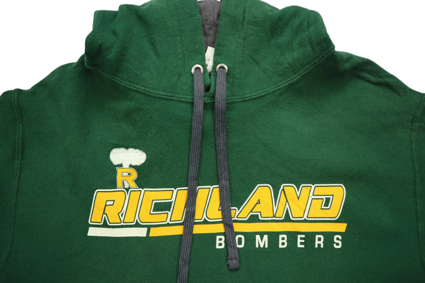 Zelená mikina s kapucí