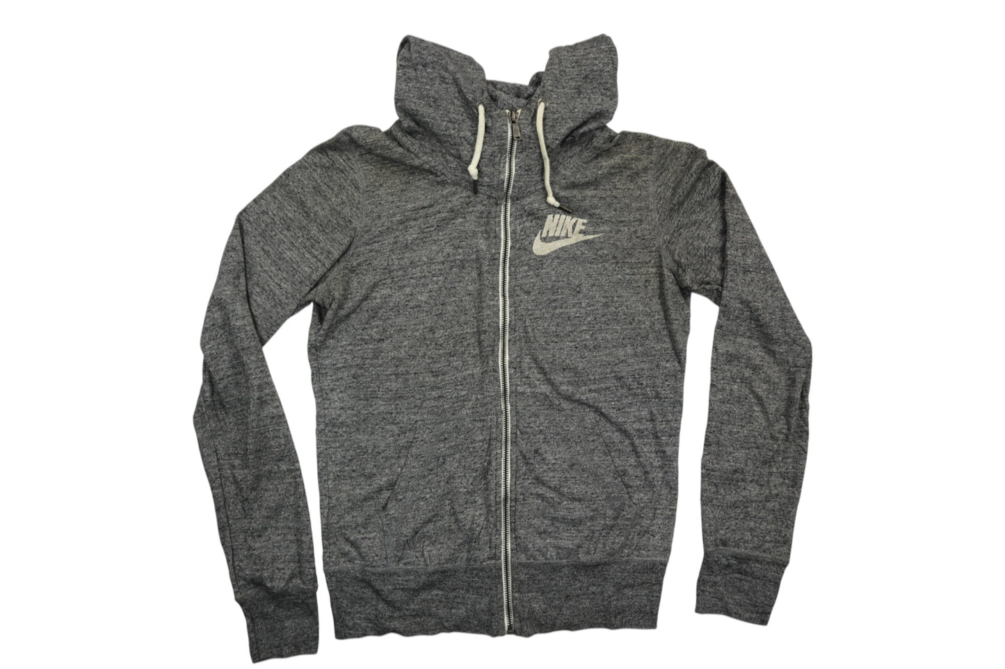 Šedá mikina na zip