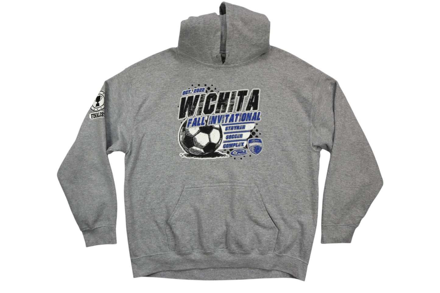 Šedá mikina bez tkaniček