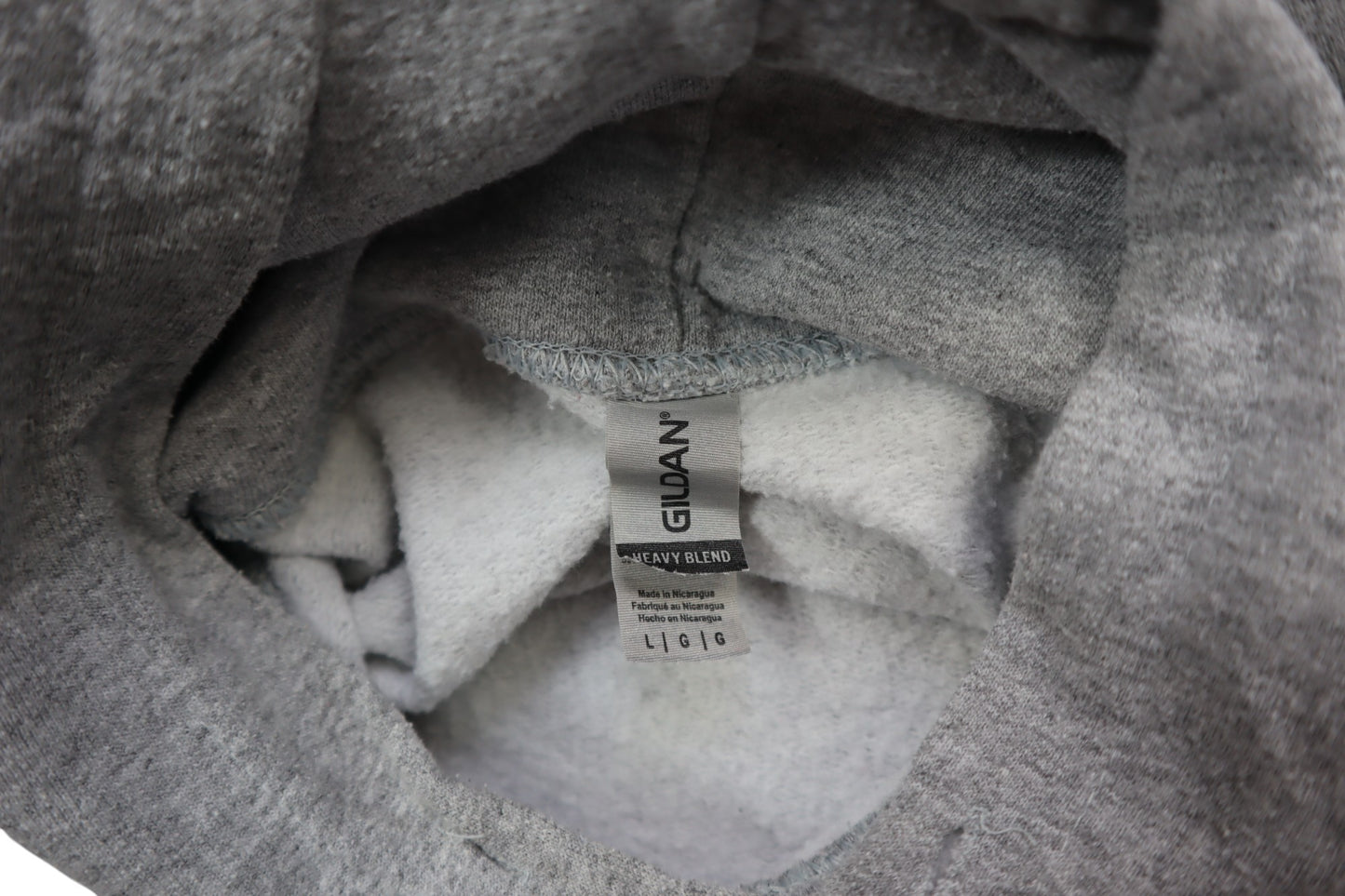 Šedá mikina bez tkaniček