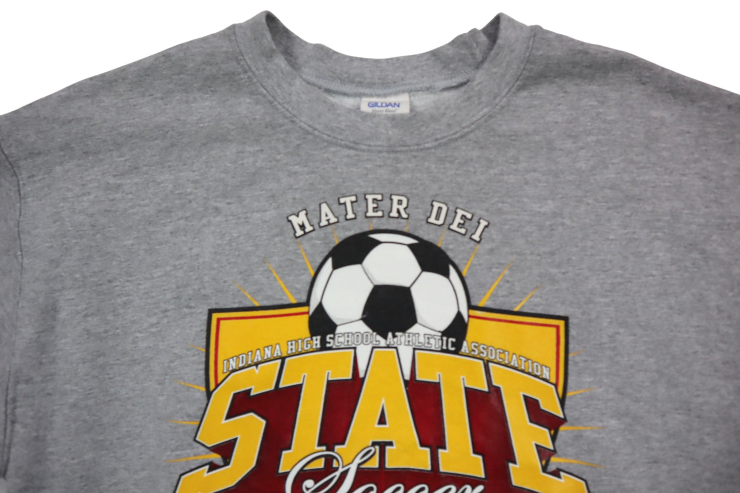 Šedá mikina bez kapuce