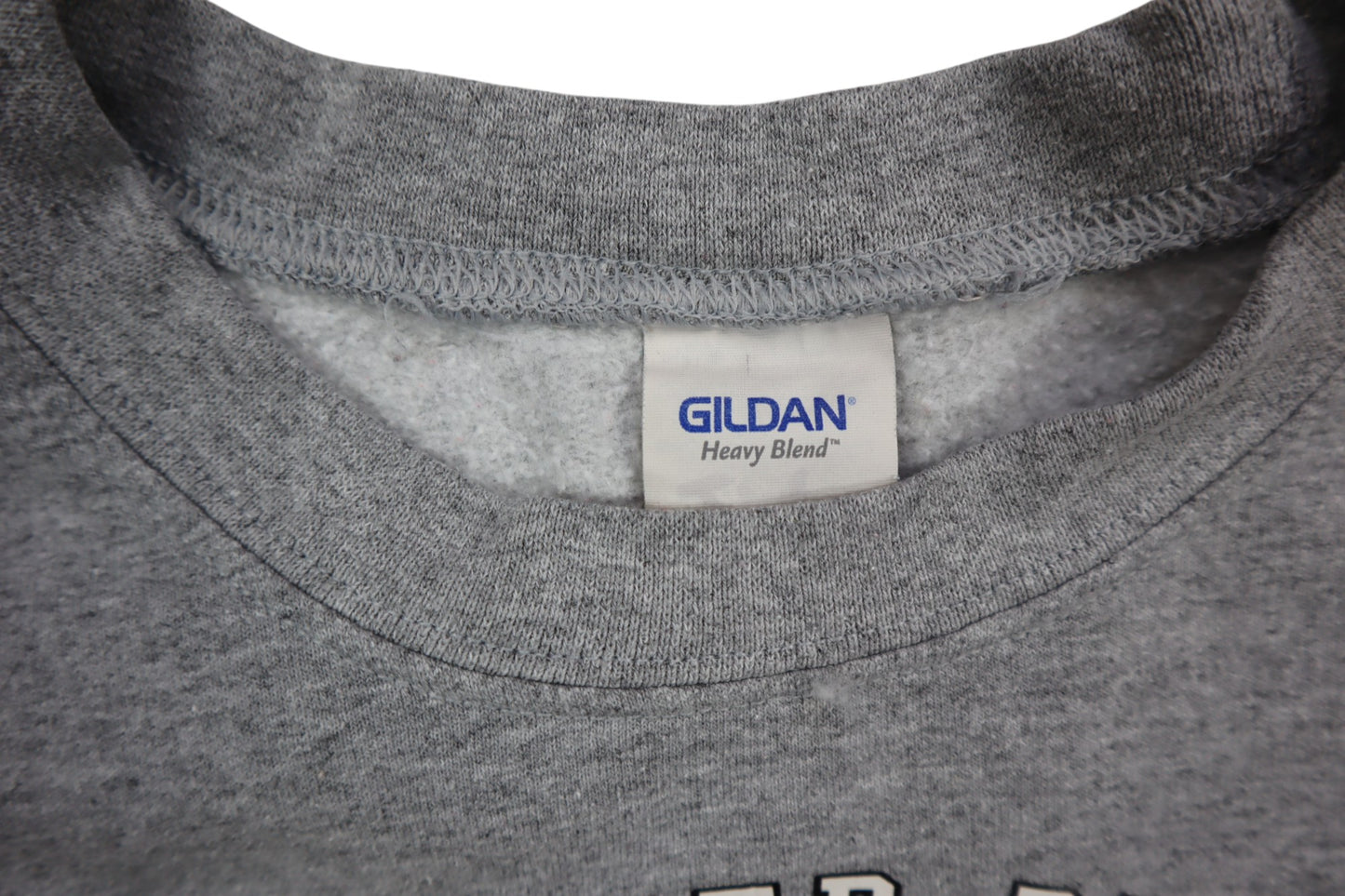 Šedá mikina bez kapuce