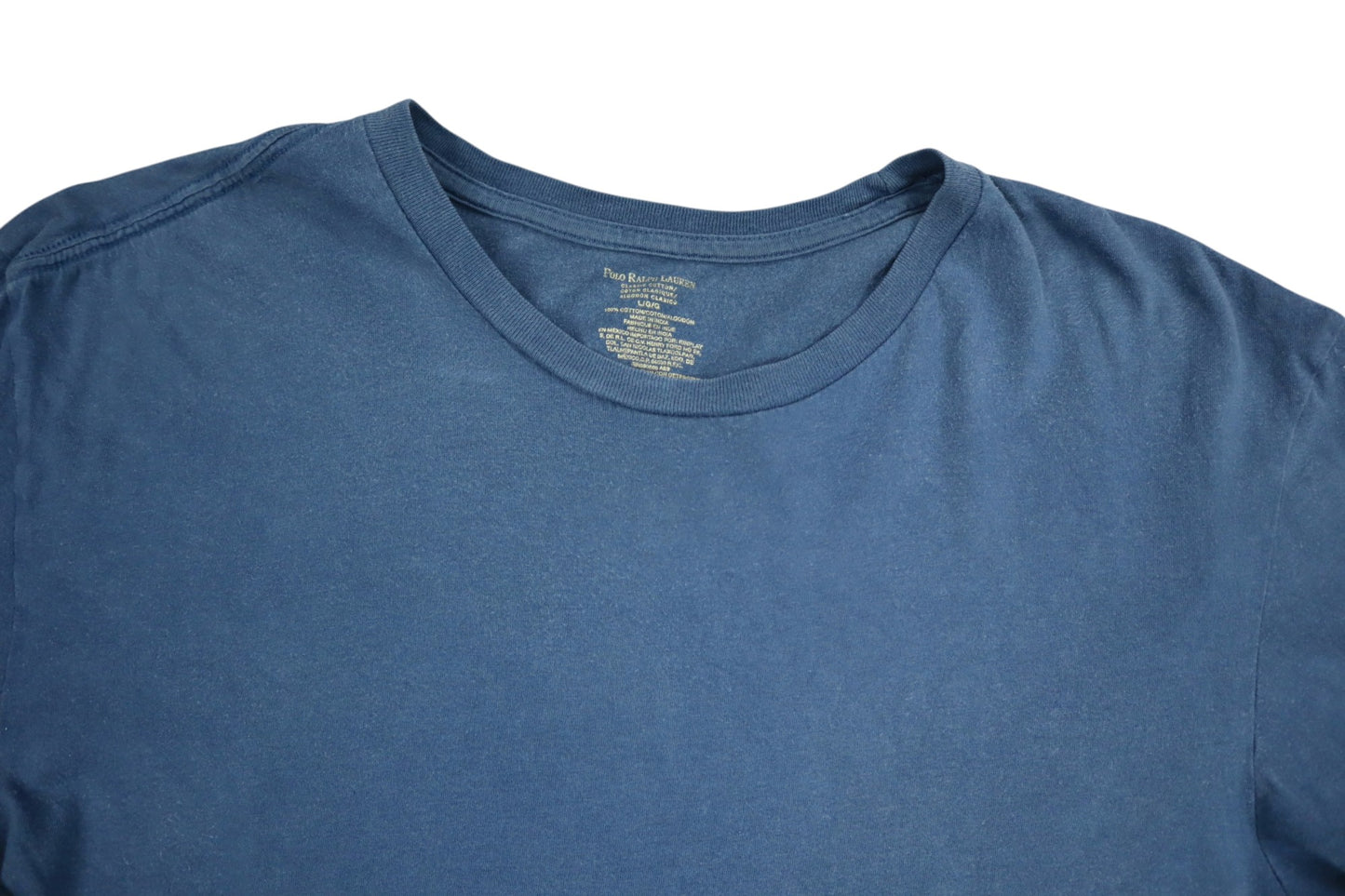 Modré bavlněné tričko